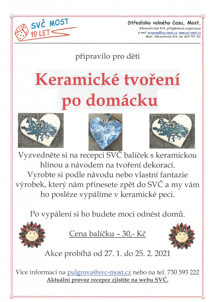 Keramické tvoření po domácku