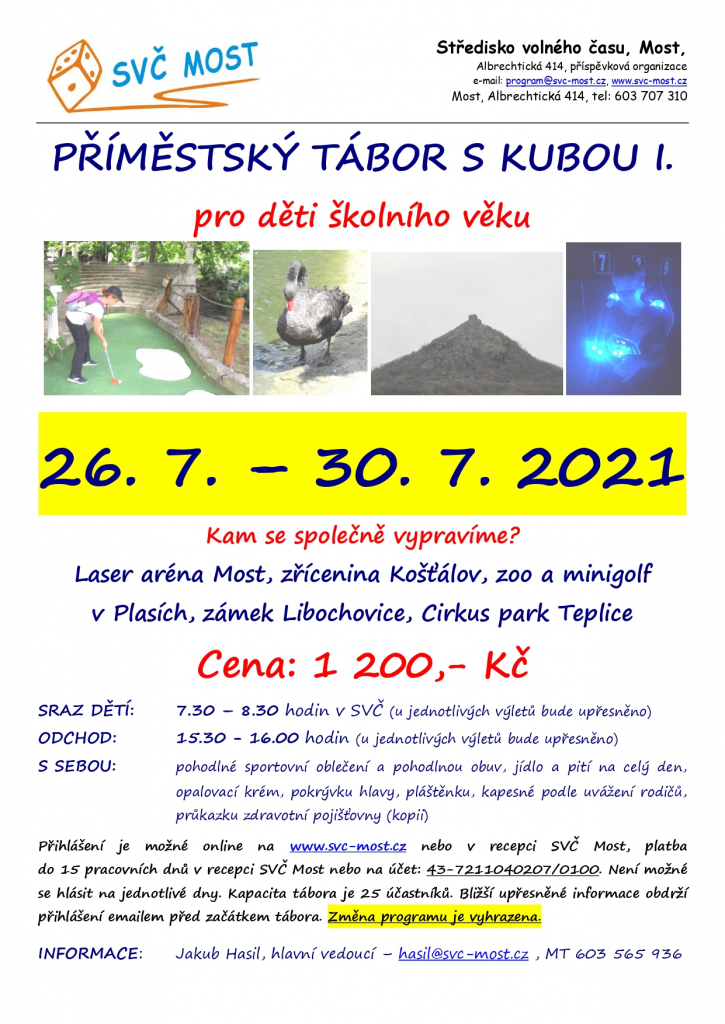 Příměstský tábor s Kubou I.