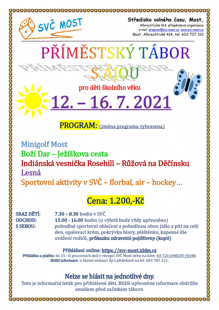 Příměstský tábor s Ájou