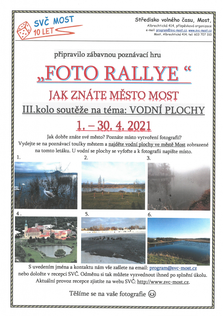Foto rallye - Jak znáte město Most?