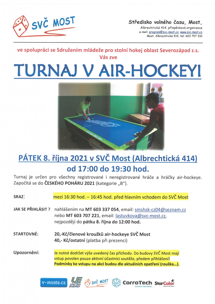 Turnaj v air-hockeyi