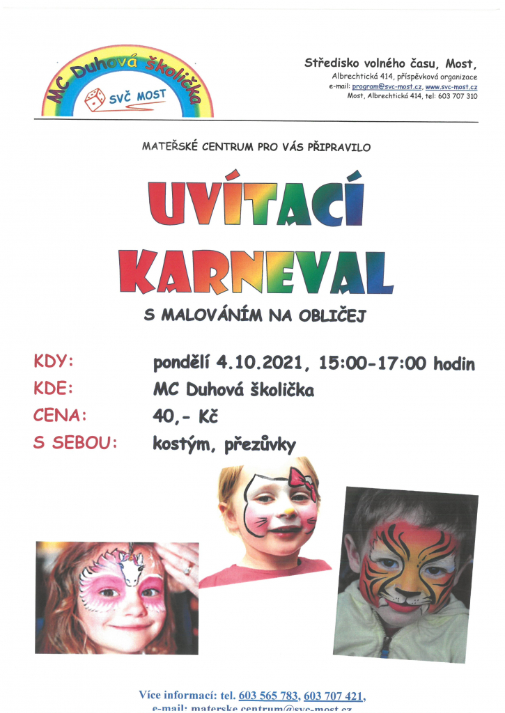 Karneval v mateřském centru