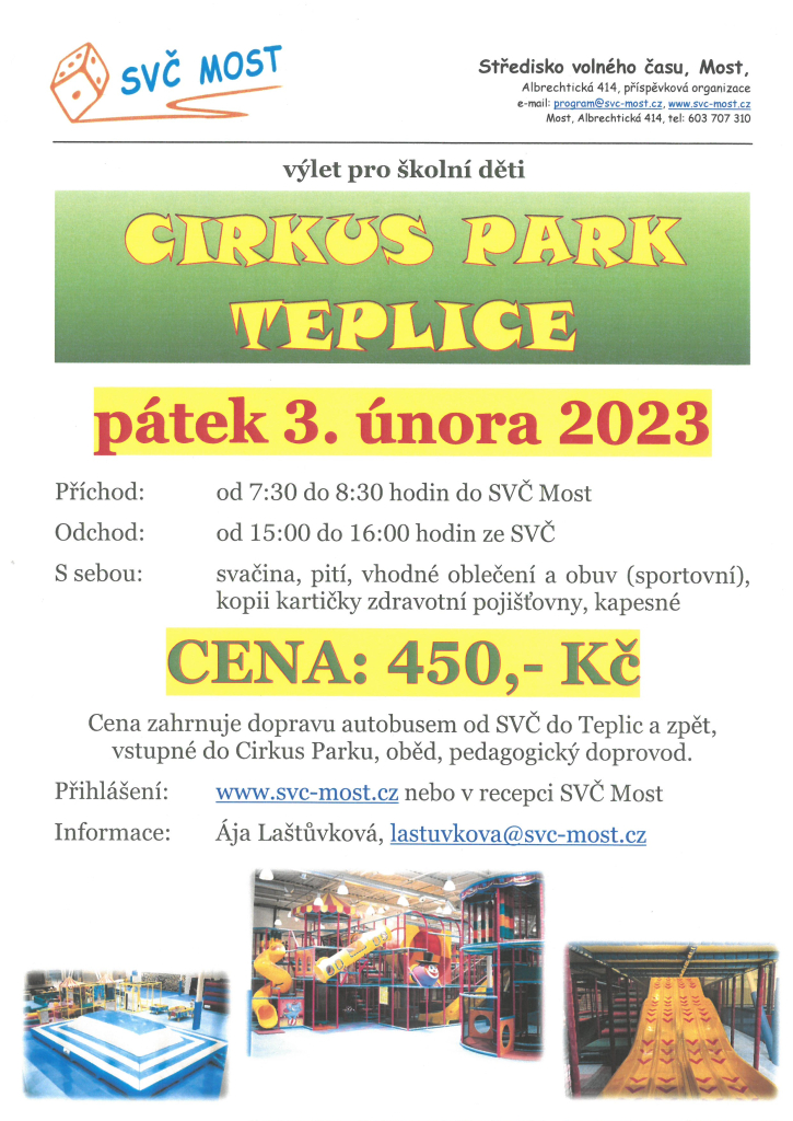 Výlet - Cirkus park Teplice