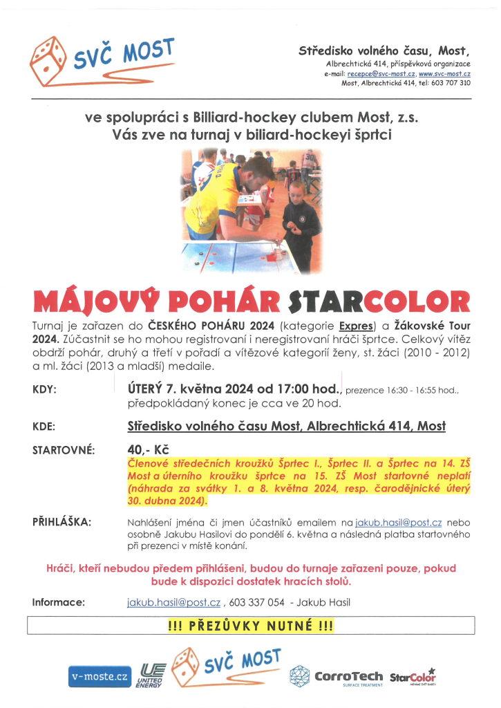 Šprtec - Májový pohár StarColor