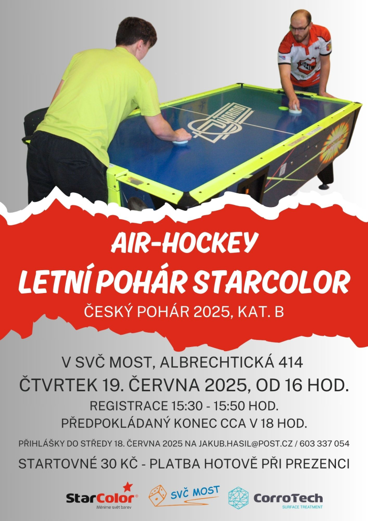 Air-hockey - Letní pohár StarColor