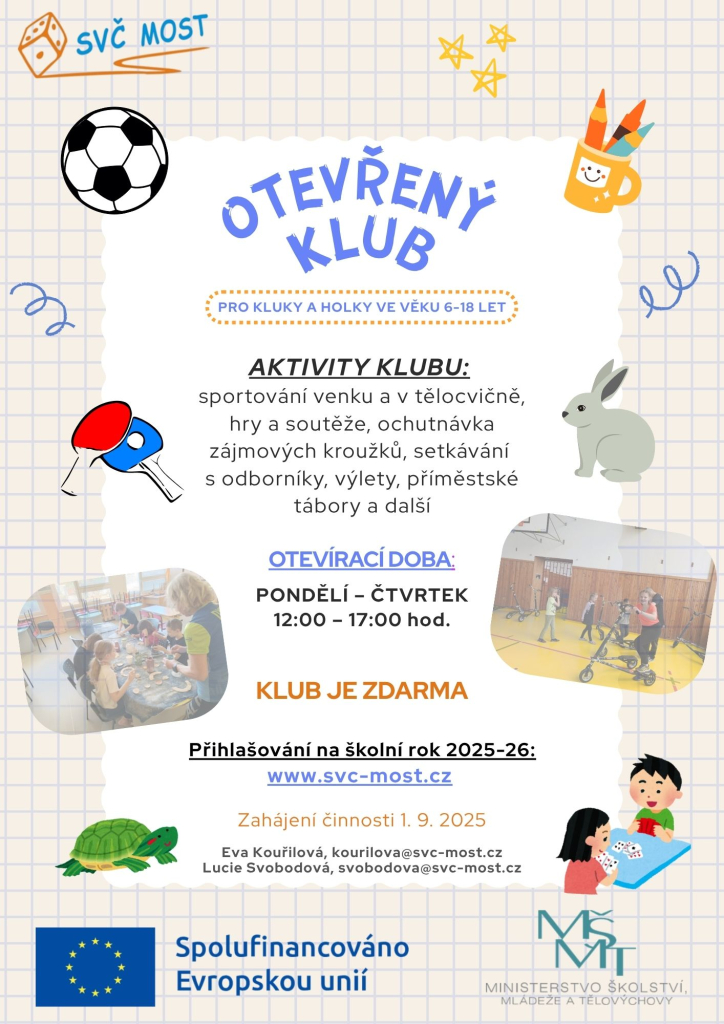 Otevřený klub 2025/26
