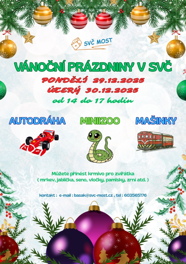 Vánoční prázdniny v SVČ