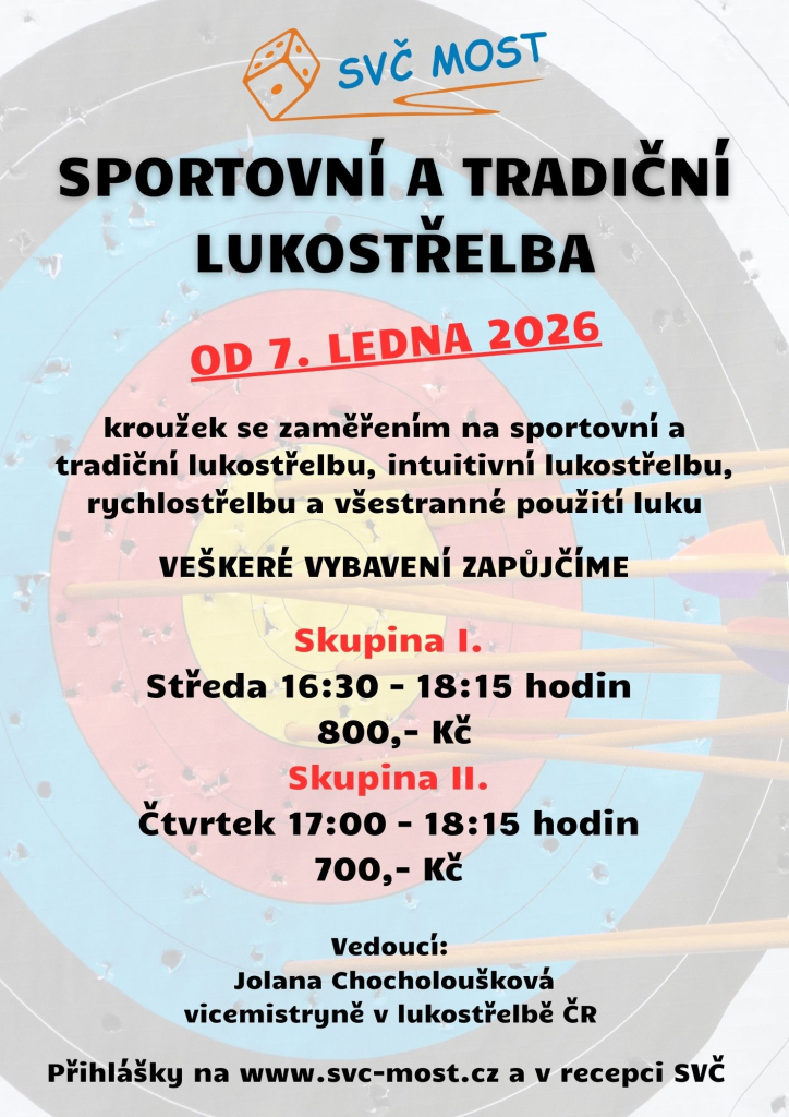 Nový kroužek - Sportovní a tradiční lukostřelba