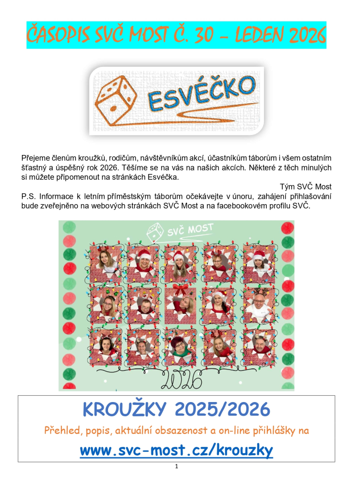 Vychází Esvéčko č. 30