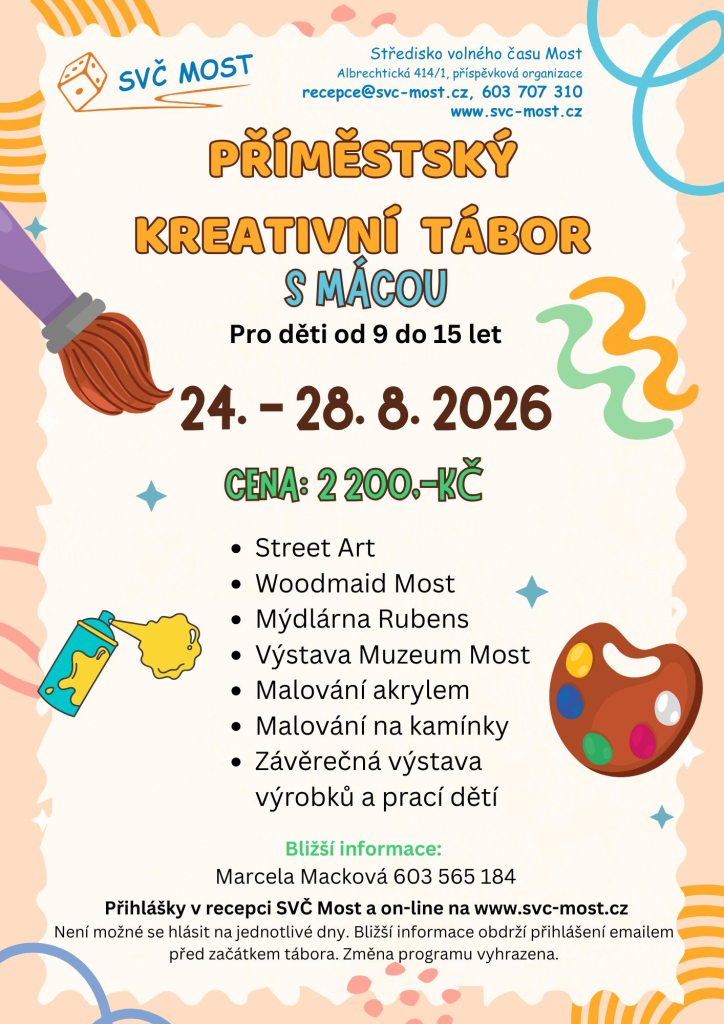 Kreativní příměstský tábor s Mácou