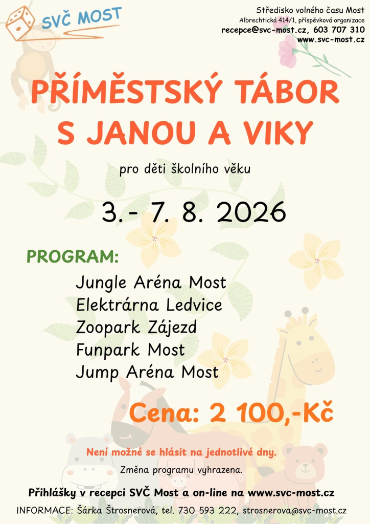 Příměstský tábor s Janou a Viky
