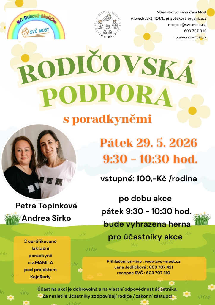 Setkání s poradkyněmi - rodičovská podpora