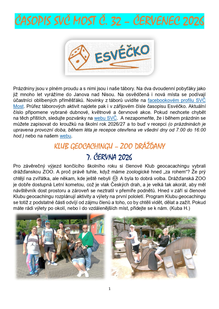 Vychází Esvéčko č. 32