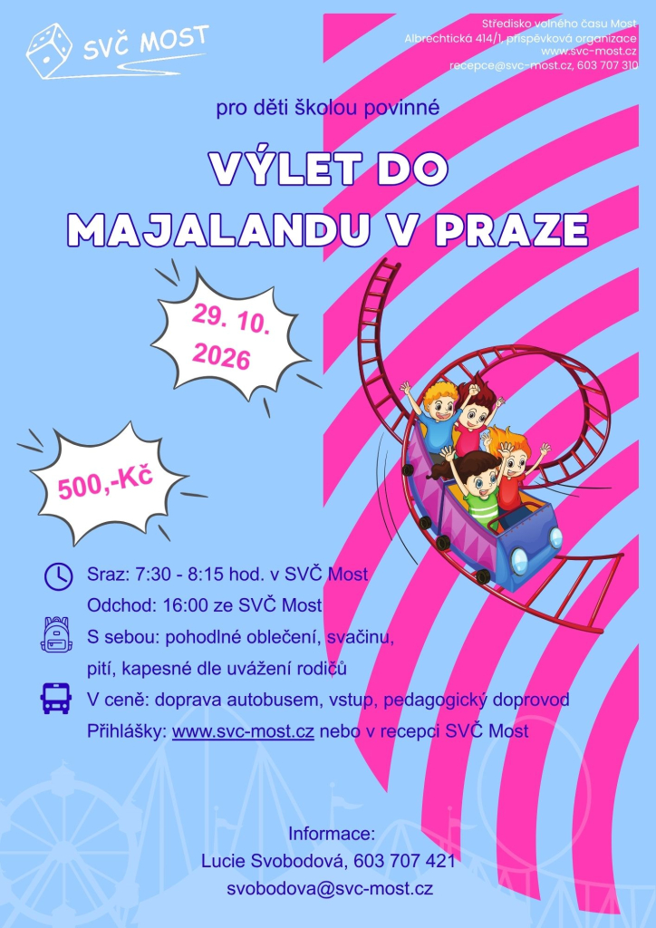 Výlet pro školní děti - Majaland Praha