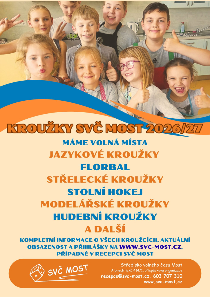 Volná místa v kroužcích