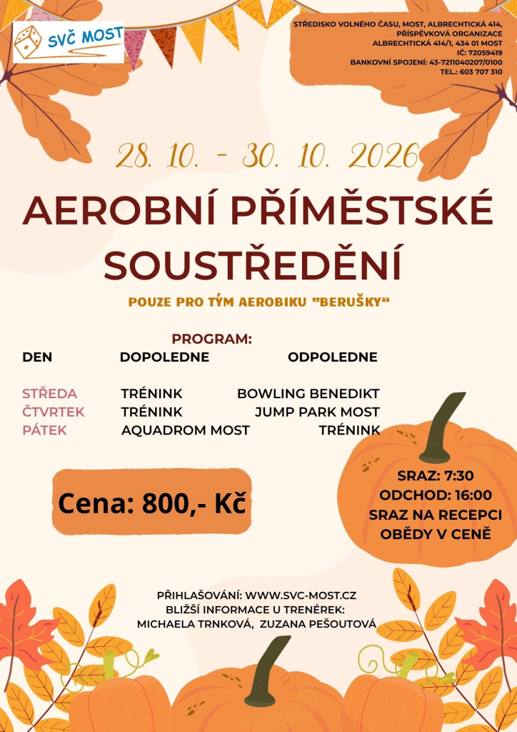Aerobní příměstské soustředění týmu 