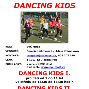 Dancing kids - volná místa