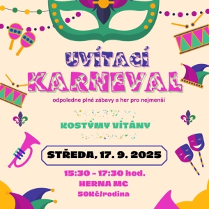 Uvítací karneval v mateřském centru