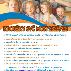 Volná místa v kroužcích