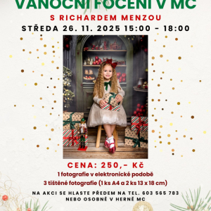 Vánoční focení v mateřském centru