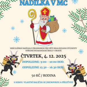Mikulášská nadílka v MC