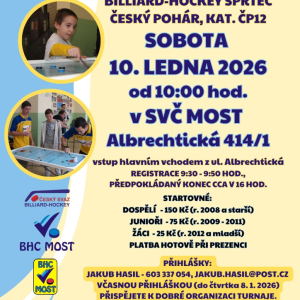 Billiard-hockey šprtec - 30 let BHC Most