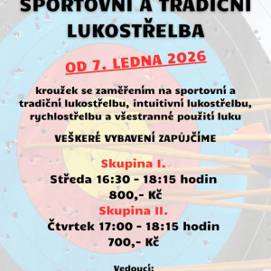 Nový kroužek - Sportovní a tradiční lukostřelba