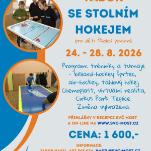 Příměstský tábor se stolním hokejem
