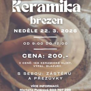 Keramika březen