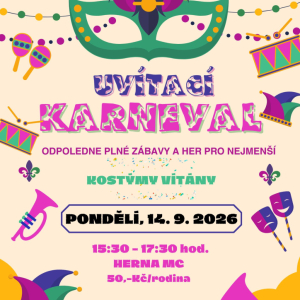 Uvítací karneval v mateřském centru