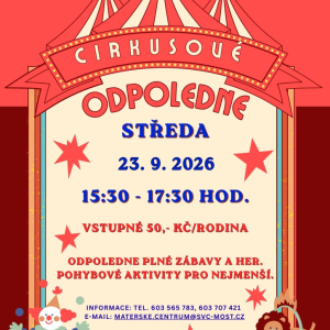 Cirkusové odpoledne v mateřském centru