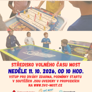 Mistrovství ČR - air-hockey & táhlový hokej Chemoplast