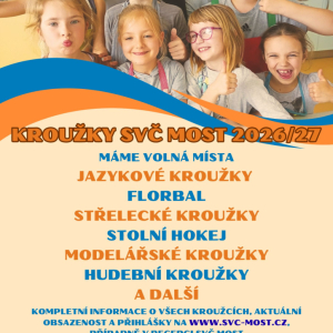 Volná místa v kroužcích